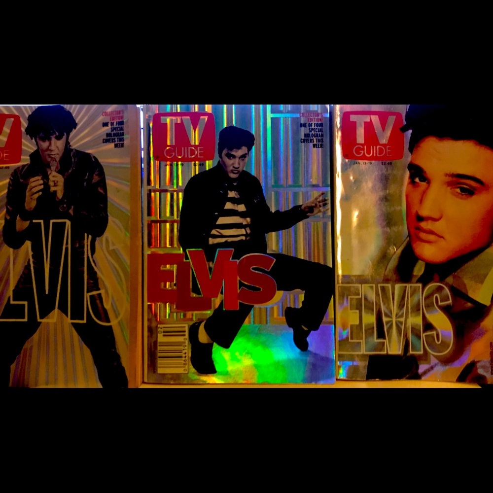 3 Elvis Presley TV Guides
